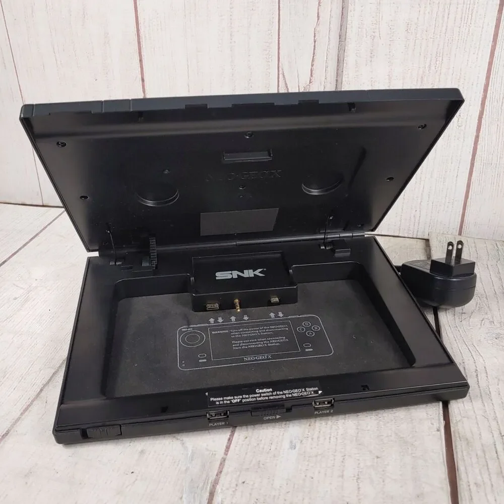 SNK NEO-GEO X Limited Edition Console - DOCK + CABLES ONLY - Tested Working